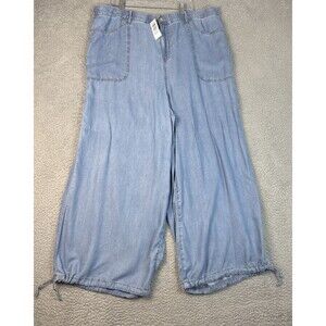 Torrid Slouchy Balloon Lightweight Denim Jean 20R NWT Casual Comfy Soft Beachy